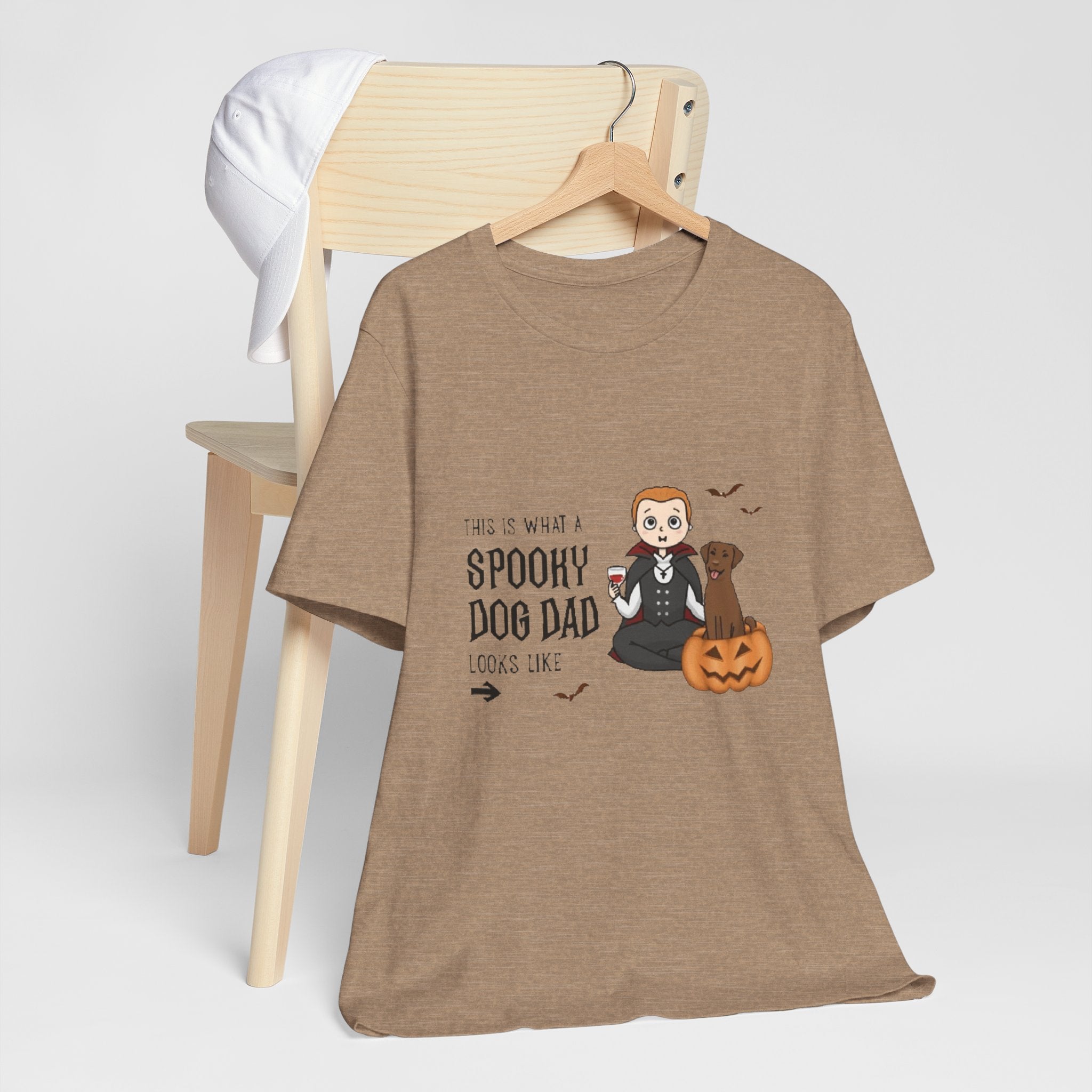 Spooky Dog  Dad | Unisex Tri-Blend Crew Tee
